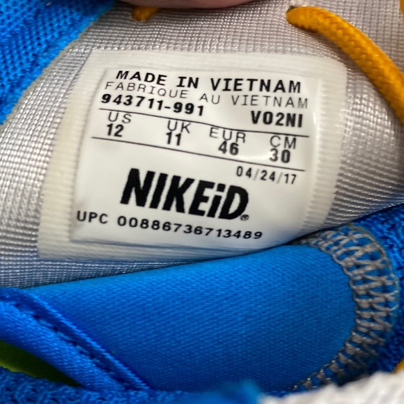 NWOT Nike  MBFS Essential Iconic White Blue Casual Men Sneakers Size 12 - Picture 13 of 13